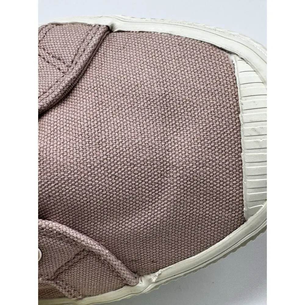 Cariuma OCA Shoes Women's 9 Pink White Canvas Low Top Lace Up Casual Sneakers